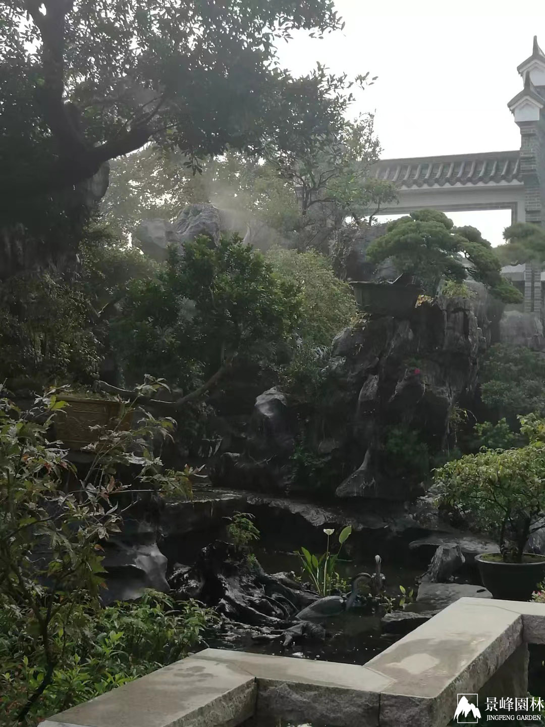 會(huì)所假山_5